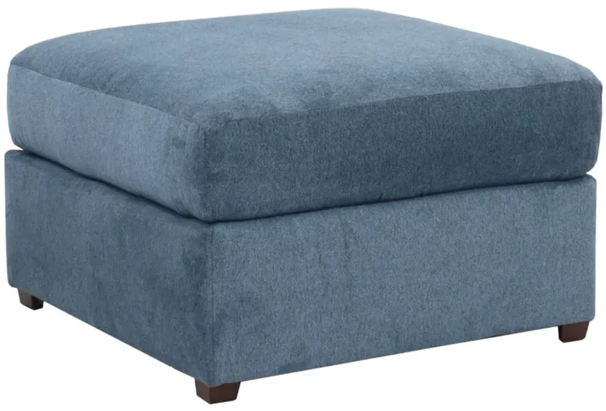 Style Line Modular United Blue Ottoman