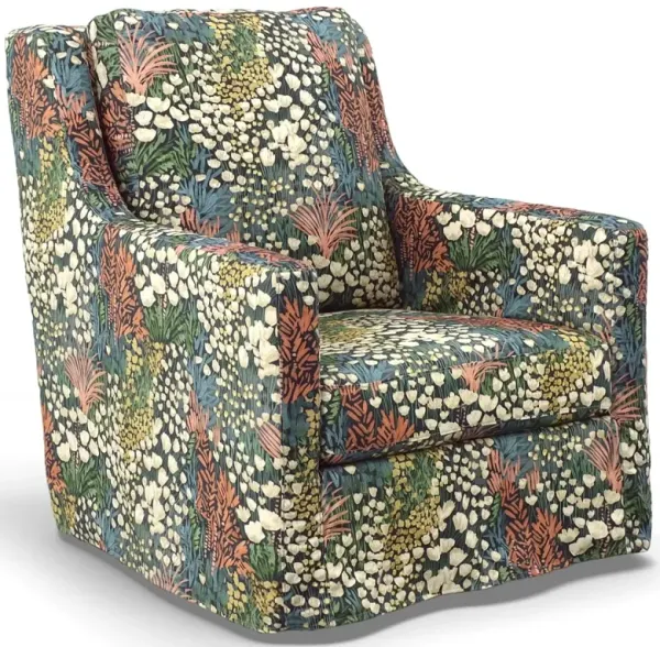 Bauhaus Furniture Aleen Bloom Slipcover Swivel Chair