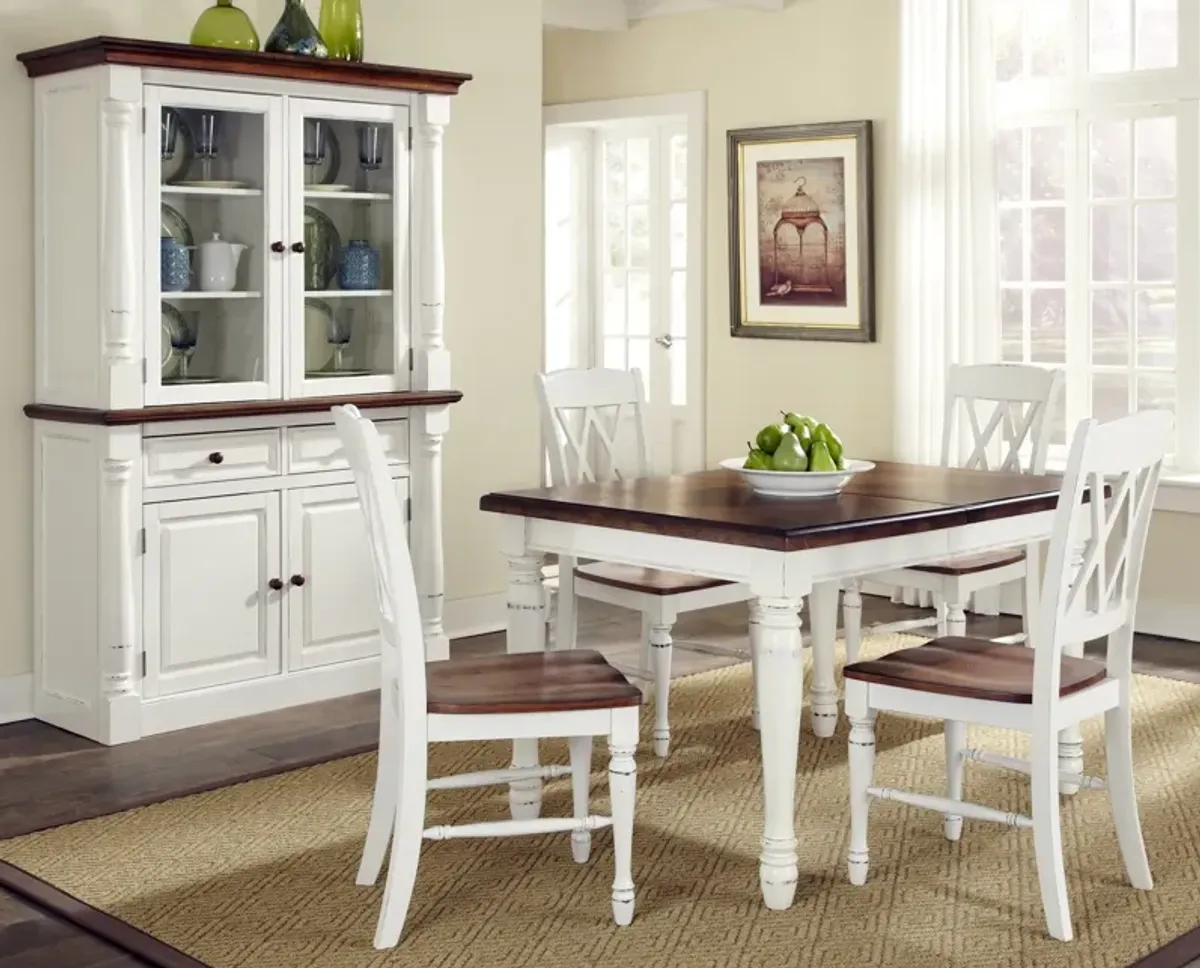 homestylesÂ® Monarch 5-Piece Off-White Dining Set