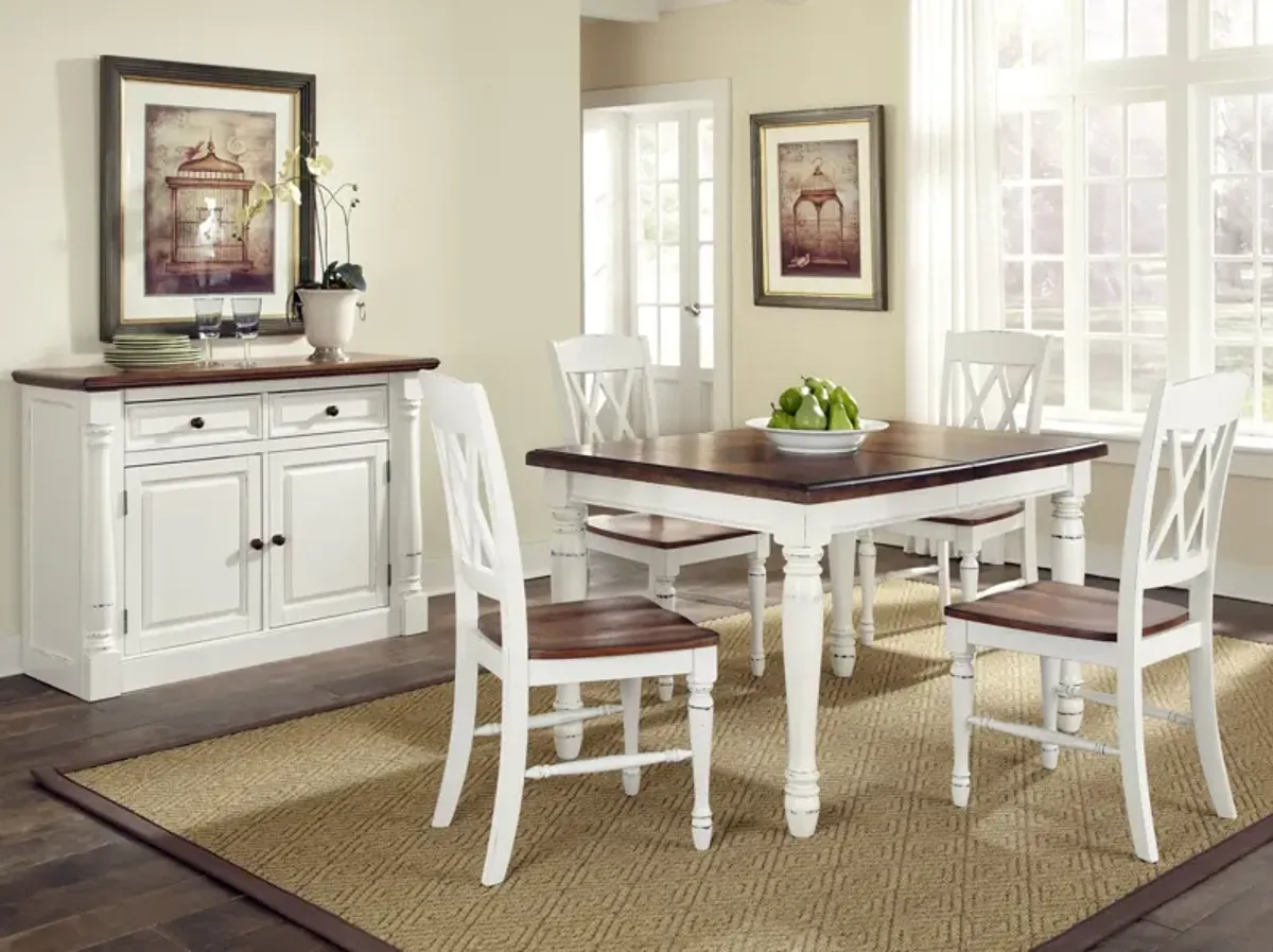 homestylesÂ® Monarch 5-Piece Off-White Dining Set