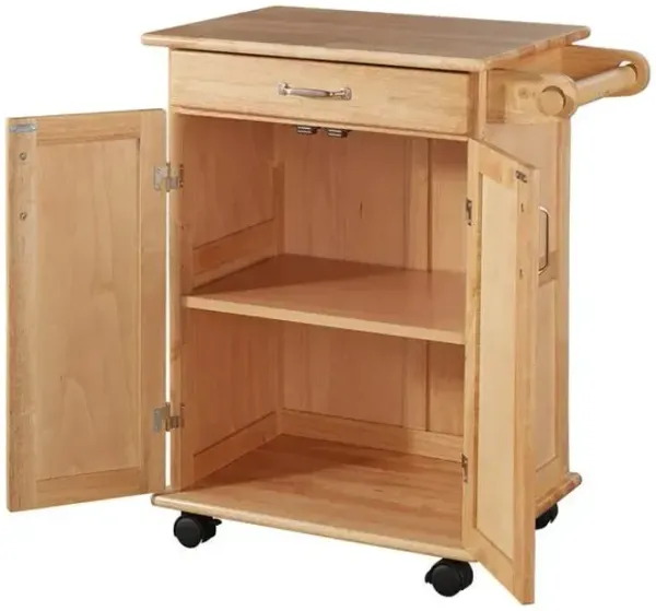 homestylesÂ® General Line Brown Kitchen Cart