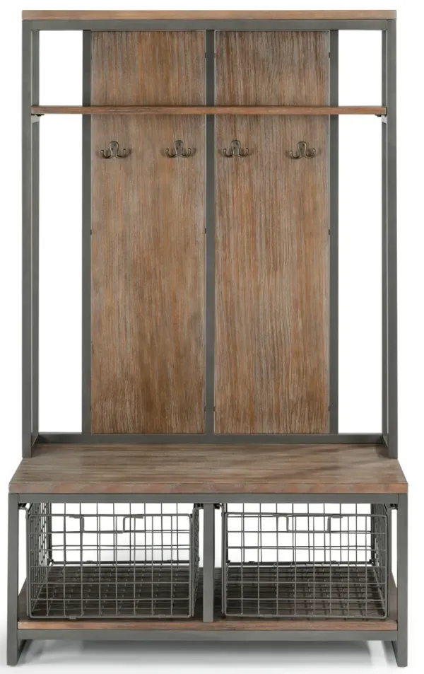 homestylesÂ® Barnside Gray Hall Tree