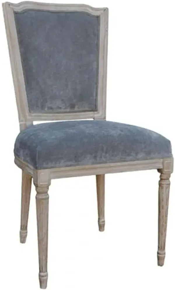 Atelier Home Louis Savvy Smoke Shield Back Side Chair