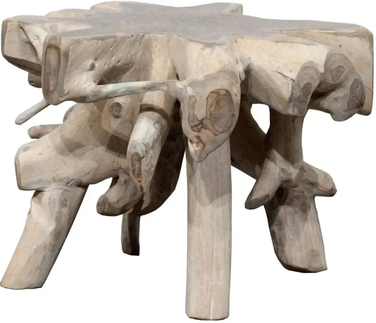 Classic Home Cypress Natural White Wash End Table