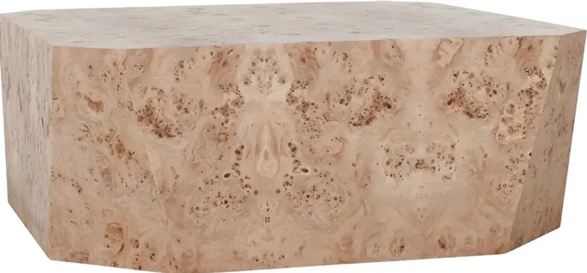 Classic Home Avena Natural 42" Square Coffee Table