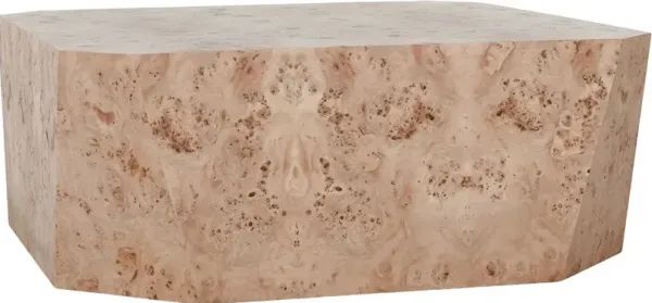 Classic Home Avena Natural 42" Square Coffee Table
