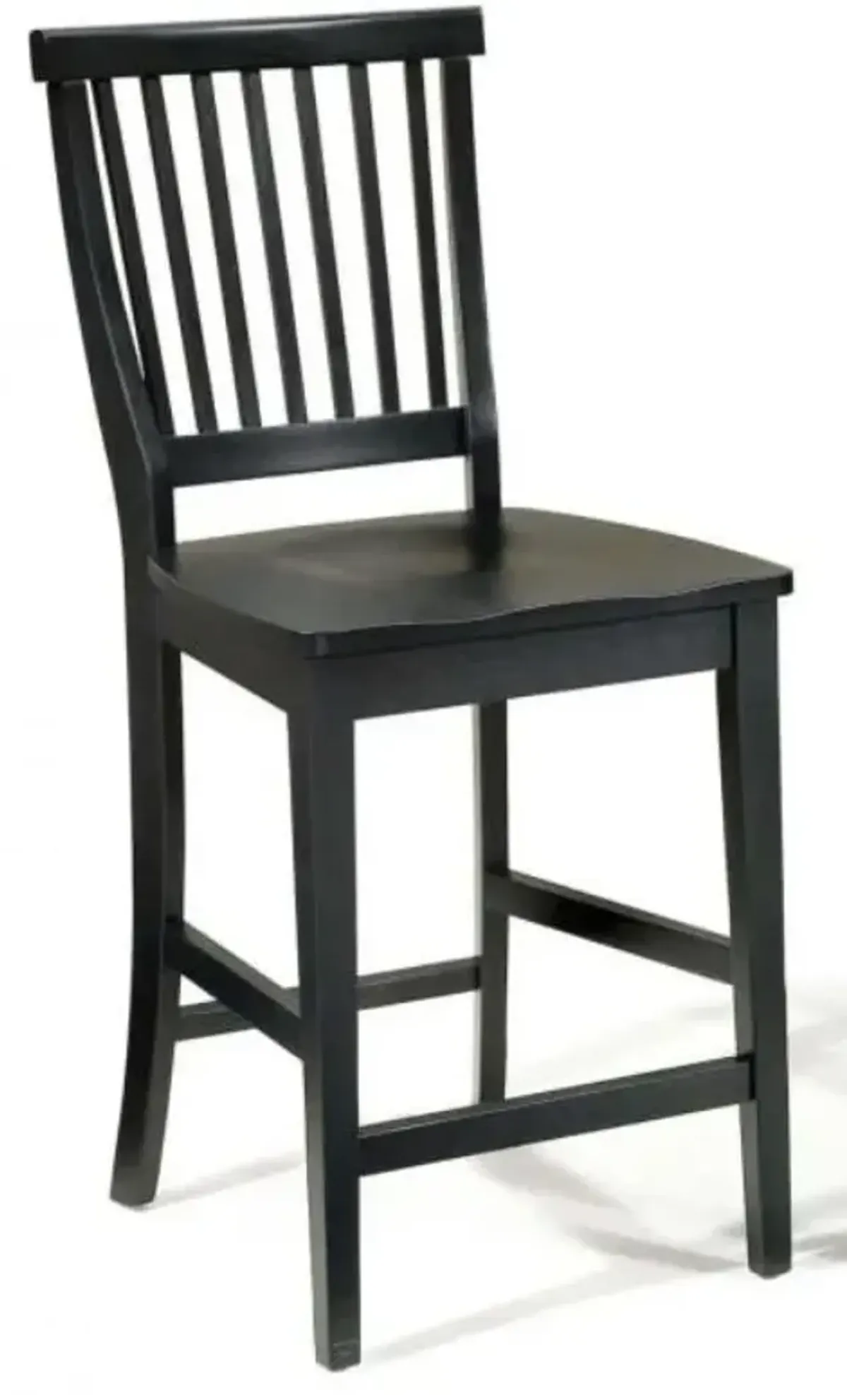 homestylesÂ® Arts & Crafts Black Counter Height Stool