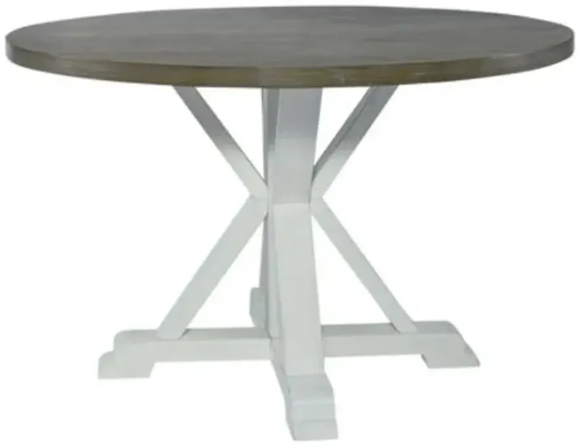 Liberty Furniture Lakeshore 5-Piece White Table Set