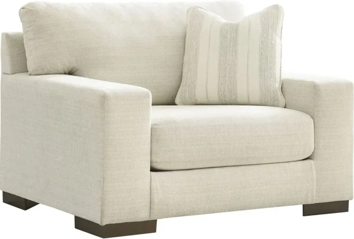 Signature Design by AshleyÂ® Maggie Birch Chair and a Half