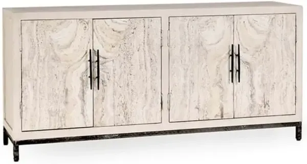 Classic Home Lisbon Vintage Cream 4 Doors Sideboard