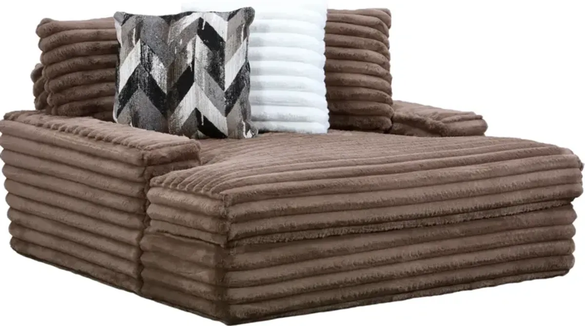 Style Line Serene Hush Chocolate Chaise