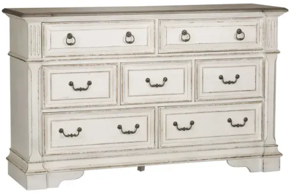 Liberty Furniture Abbey Park Antique White Dresser