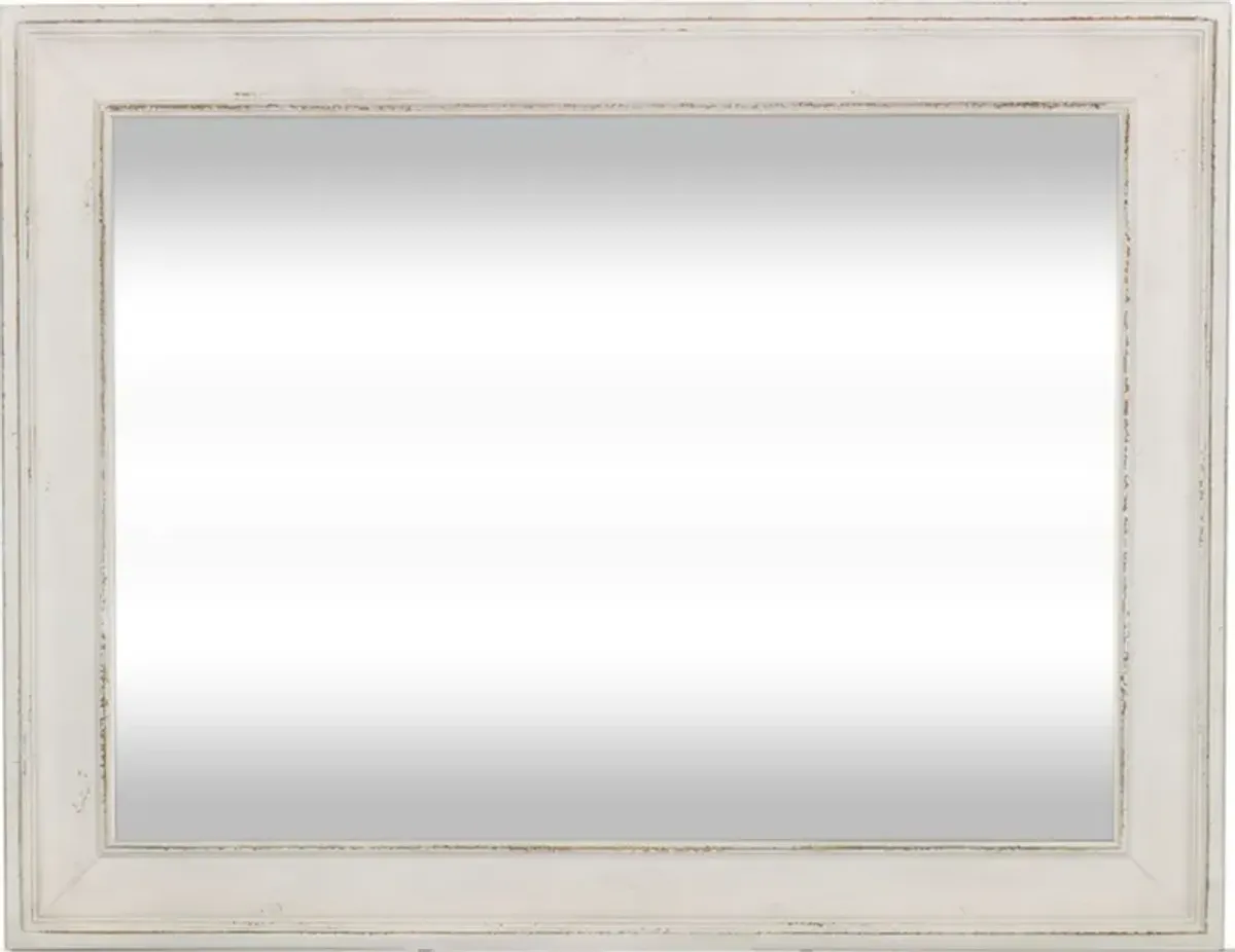 Liberty Furniture Abbey Park Antique White Mirror