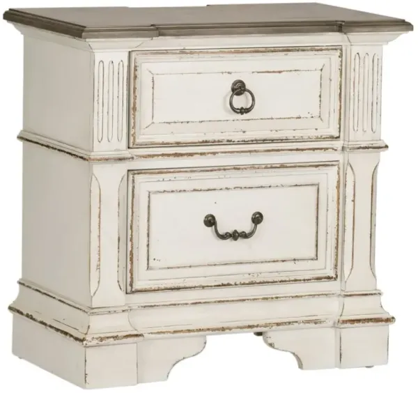 Liberty Furniture Abbey Park Antique White Nightstand