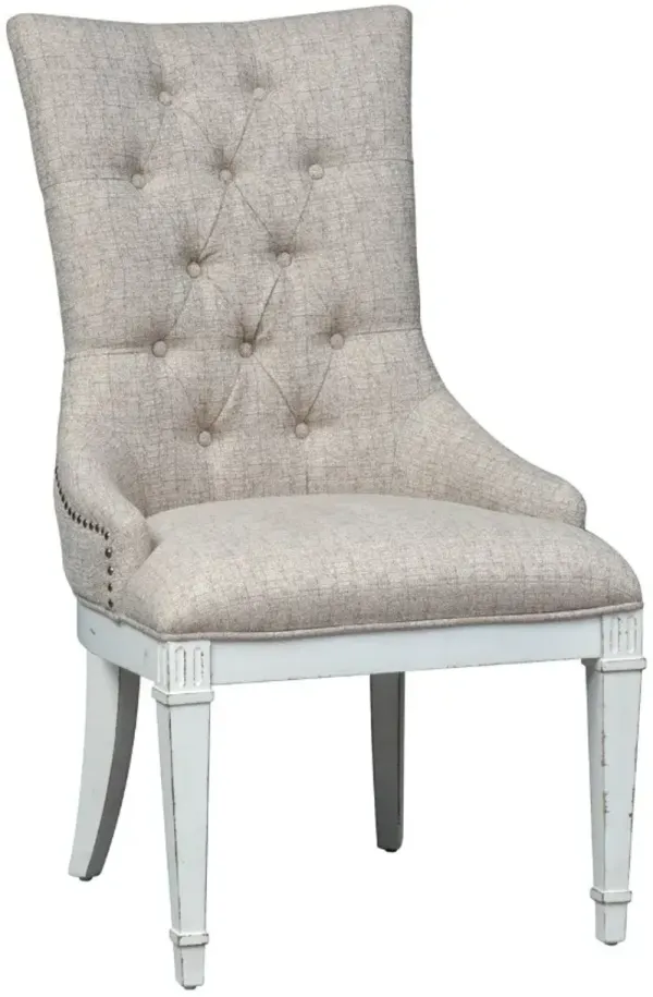 Liberty Furniture Abbey Park Antique White/BeigeHostess Chair