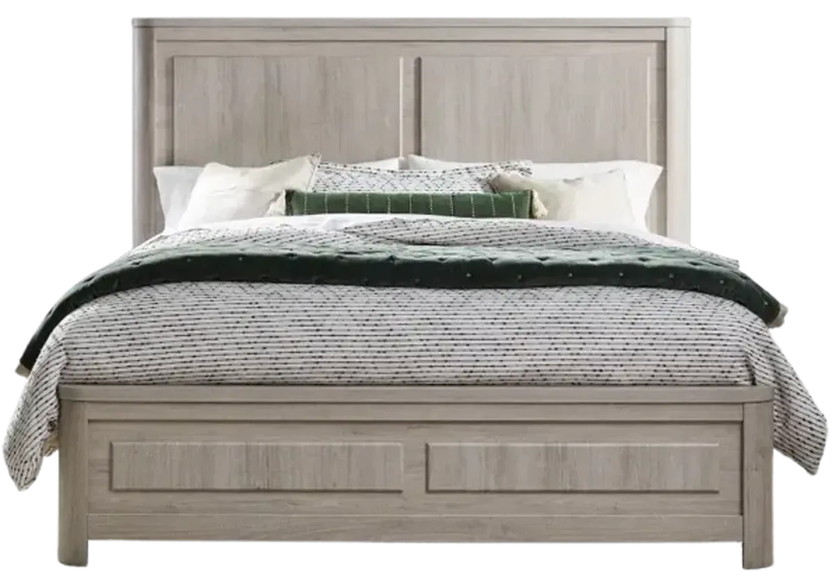 Liberty Furniture Modern Play Natural White King Panel Bed