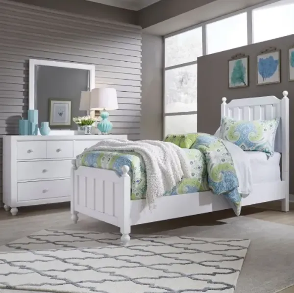 Liberty Furniture Cottage View 3-Piece White Youth Twin Bedroom Set