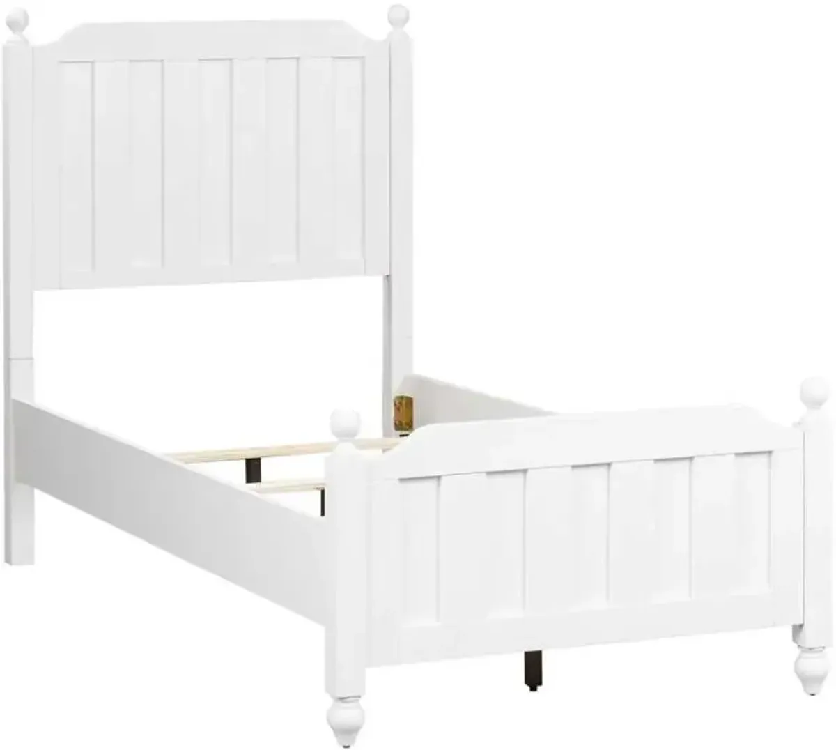 Liberty Furniture Cottage View 3-Piece White Youth Twin Panel Bed Set