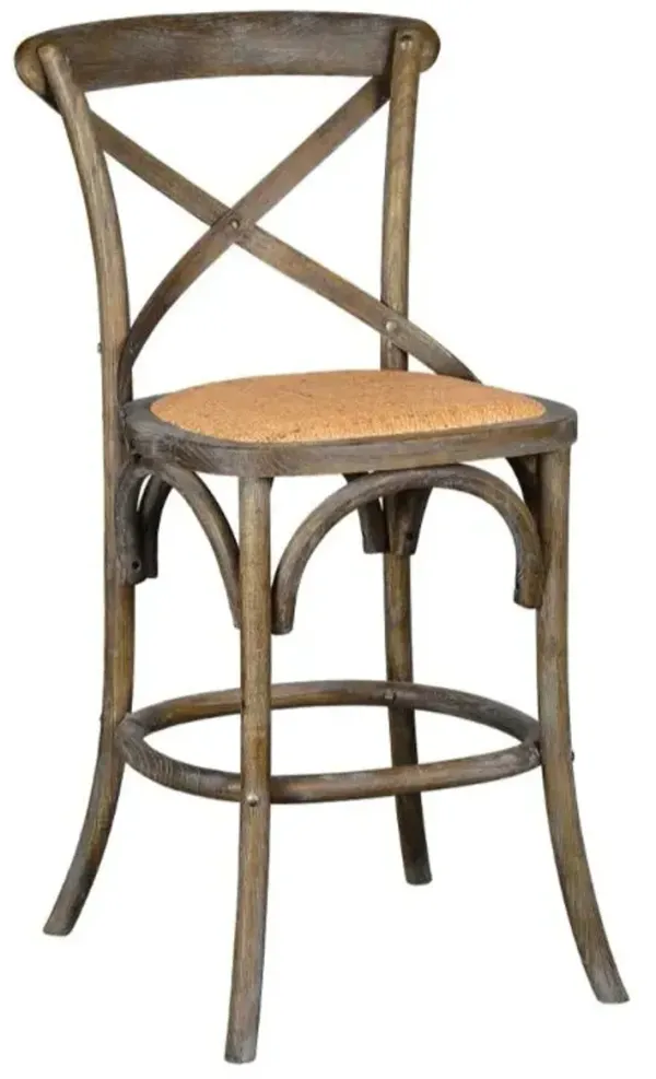 Forty West Bennet X Brown Wash Bar Stool