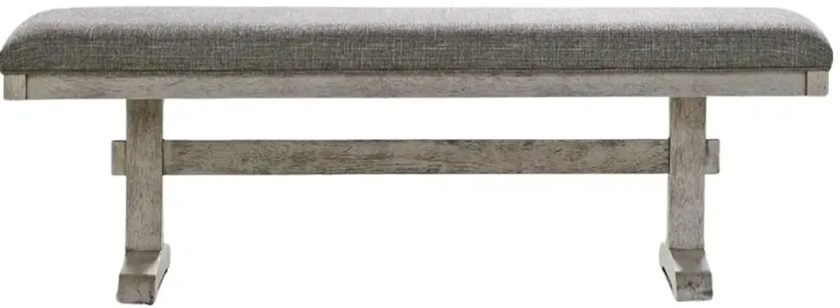 Liberty Furniture Hallendale Gravel Wash Dining Bench