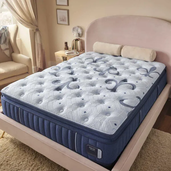 Stearns & FosterÂ® Estate 15" Wrapped Coil Soft Euro Pillow Top King Mattress
