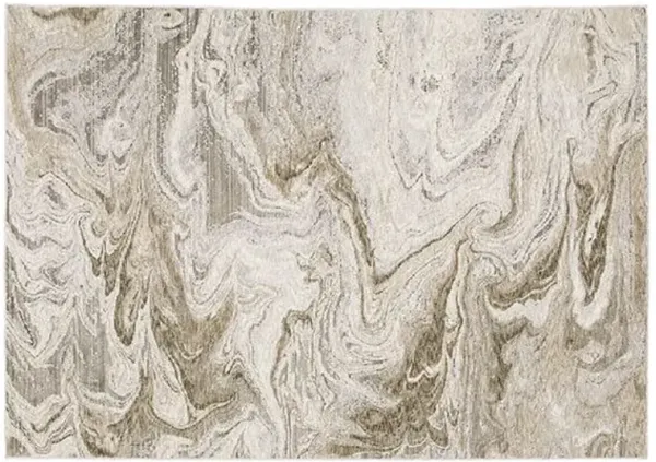 Oriental Weavers Nebulous Beige 5'x7' Rug