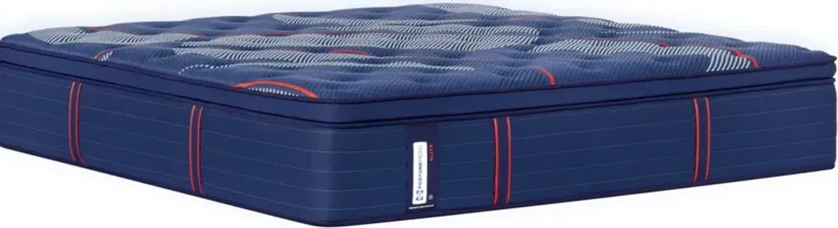 SealyÂ® PosturepedicÂ® Elite Brenham II Wrapped Coil 16" Medium Euro Pillow Top Twin XL Mattress