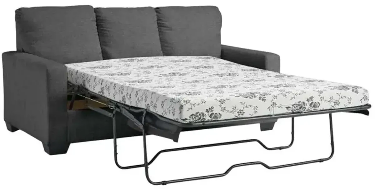 Signature Design by AshleyÂ® Rannis Pewter Queen Sofa Sleeper