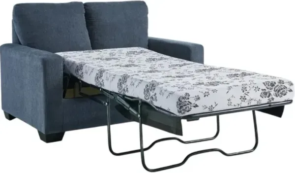 Signature Design by AshleyÂ® Rannis Navy Twin Sofa Sleeper
