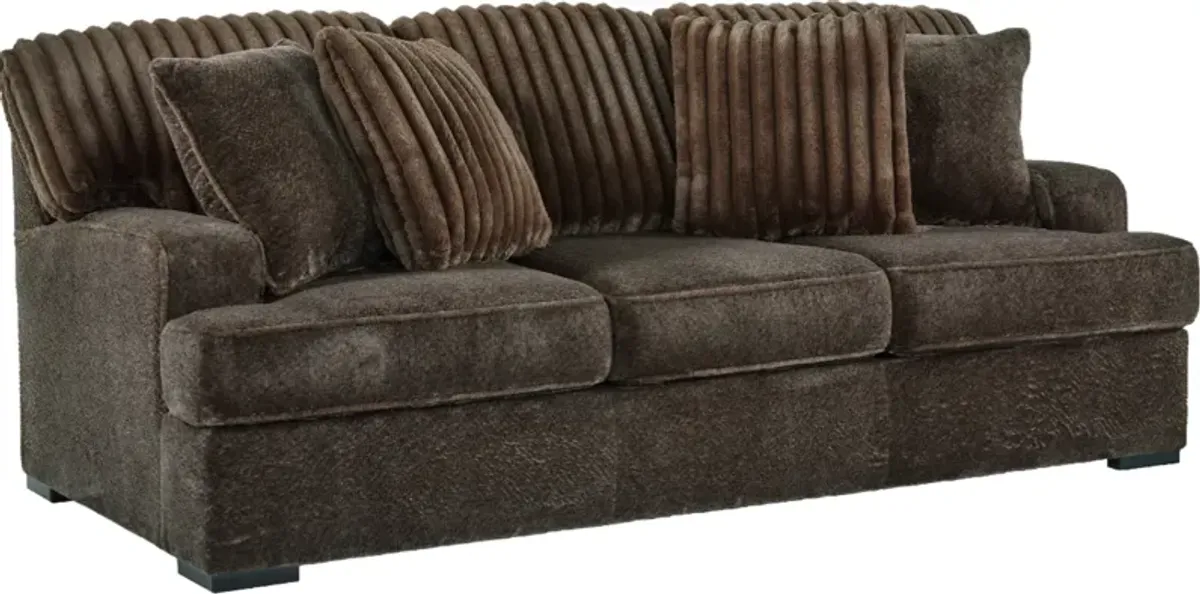 BenchcraftÂ® Aylesworth Chocolate Sofa