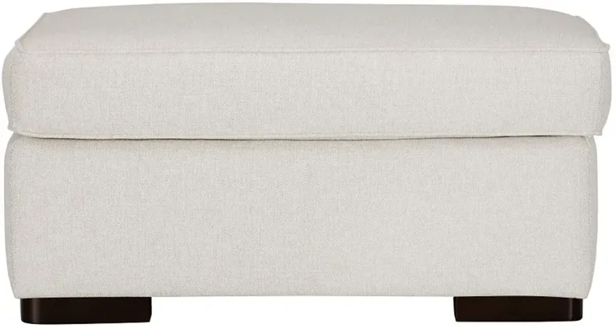 Kevin Charles Fine UpholsteryÂ® Austin Sugarshack Glacier Ottoman