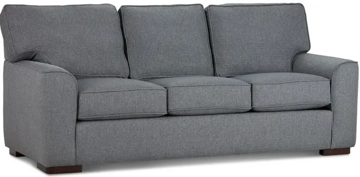 Kevin Charles Fine UpholsteryÂ® Austin Sugarshack Blue Sofa