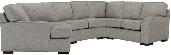 Kevin Charles Fine UpholsteryÂ® Austin 4 Piece Sugarshack Metal Chaise Sectional