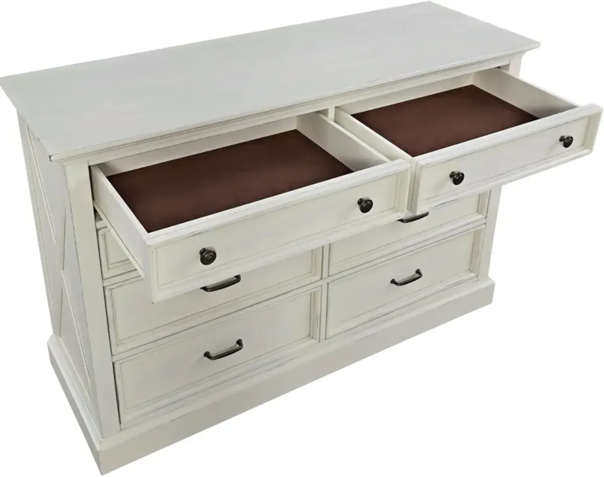 homestylesÂ® Seaside Lodge Off-White Dresser