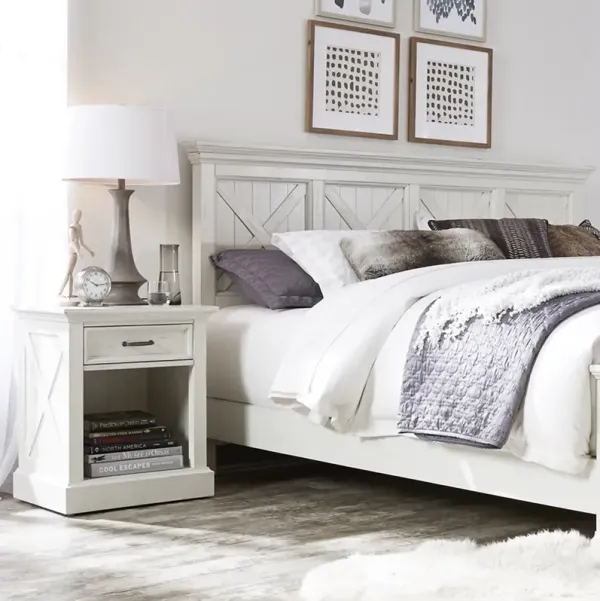 homestylesÂ® Seaside Lodge 2-Piece Off-White King Headboard Set