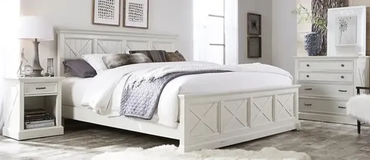 homestylesÂ® Seaside Lodge 3-Piece Off-White King Bedroom Set