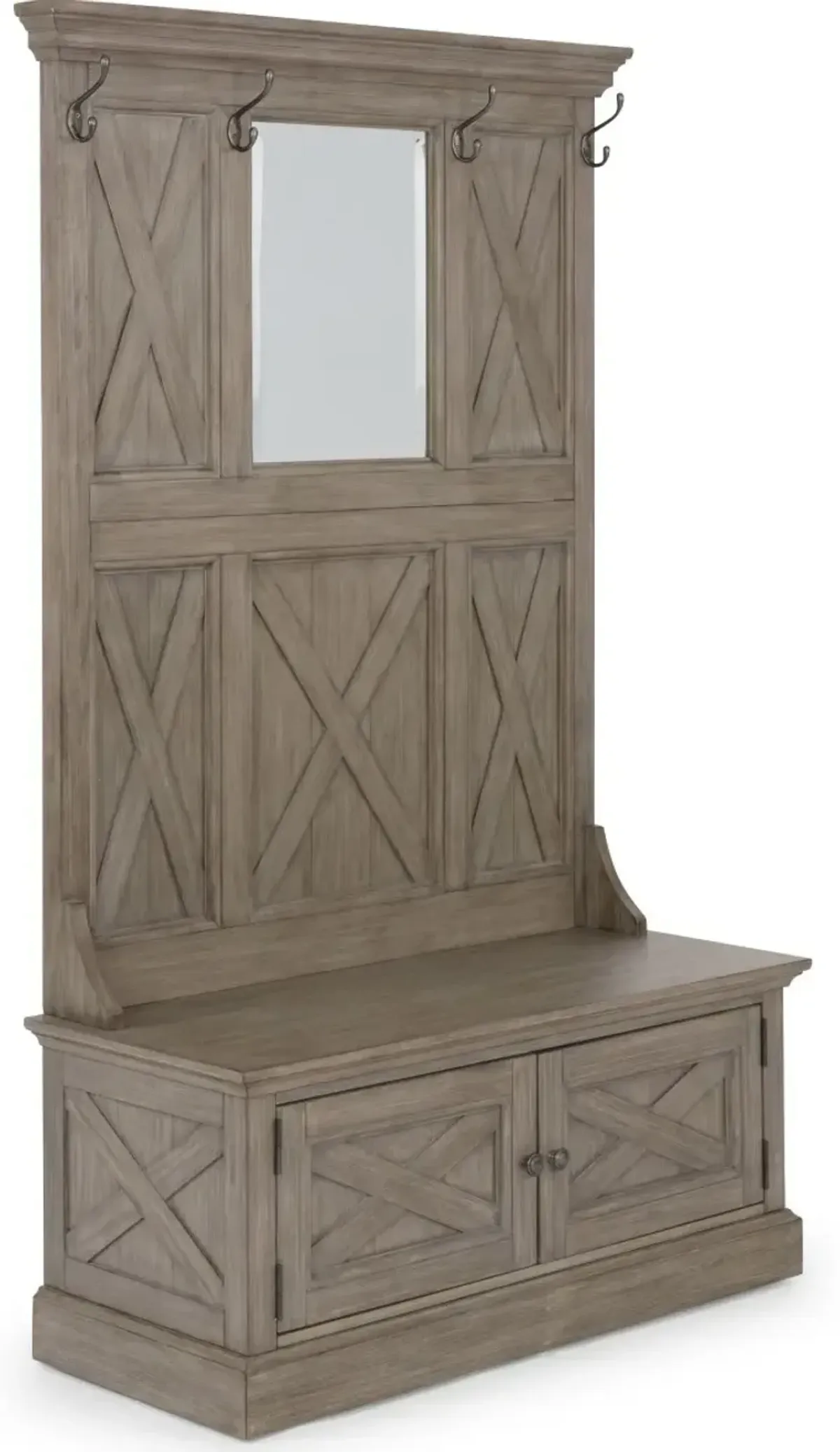 homestylesÂ® Mountain Lodge Gray Hall Tree