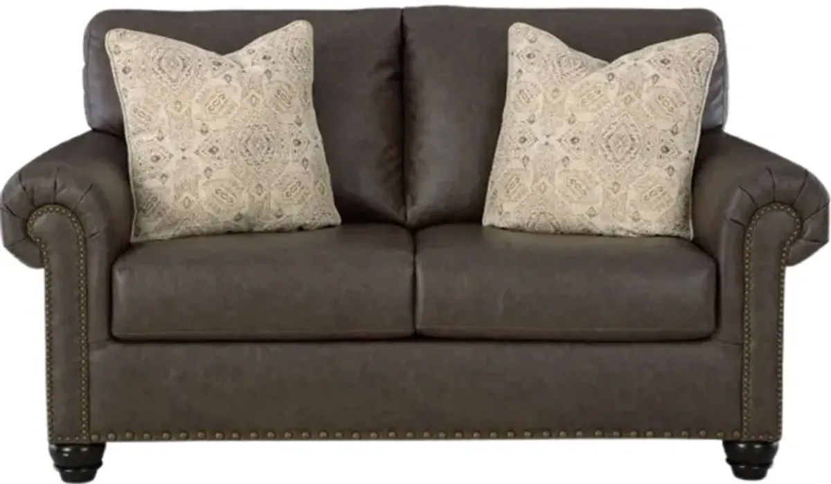 BenchcraftÂ® Roxmere Umber Loveseat