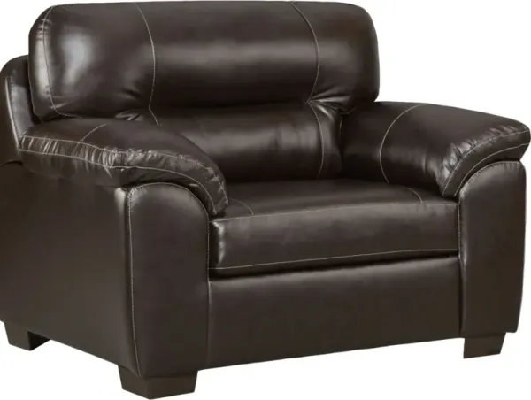 Affordable Furniture Austin Chocolate Chair and a Half