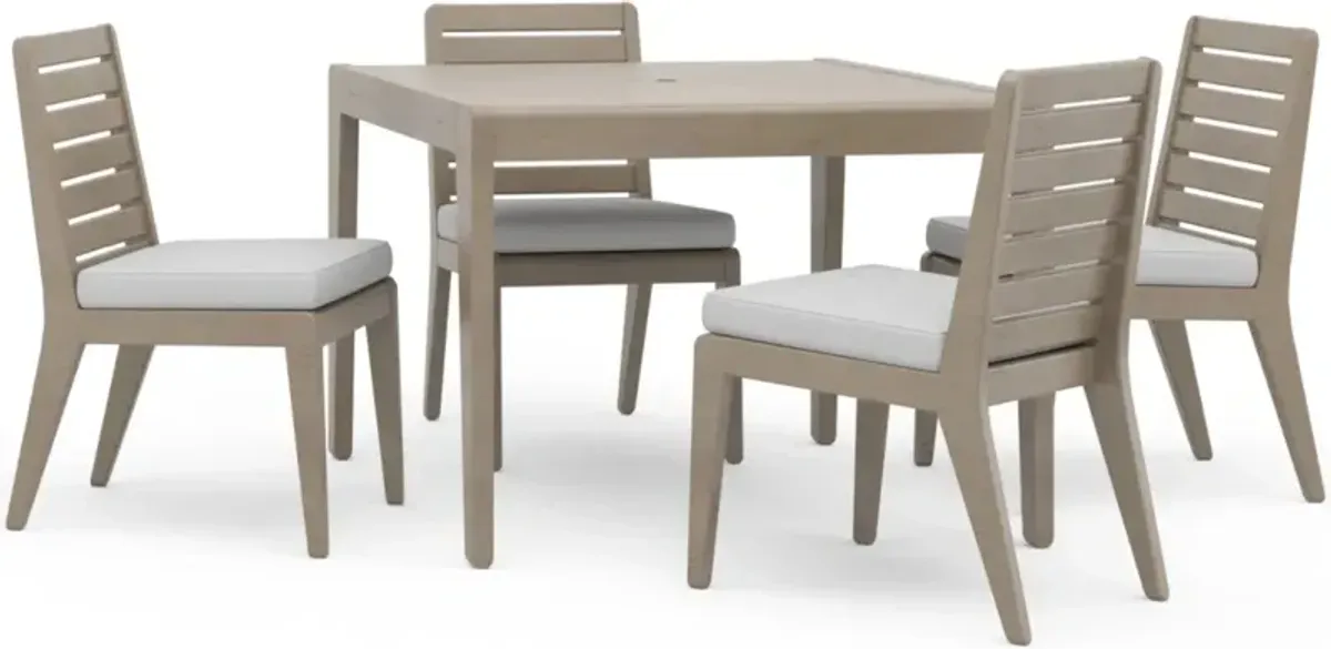 homestylesÂ® Sustain 5-Piece Gray Outdoor Dining Set
