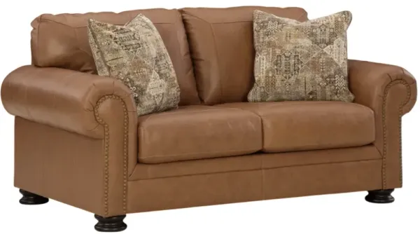Signature Design by AshleyÂ® Carianna Caramel Loveseat