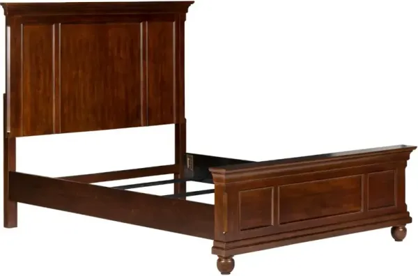 Liberty Furniture Industries Rustic Traditions Rustic Cherry Full Youth Panel Bed