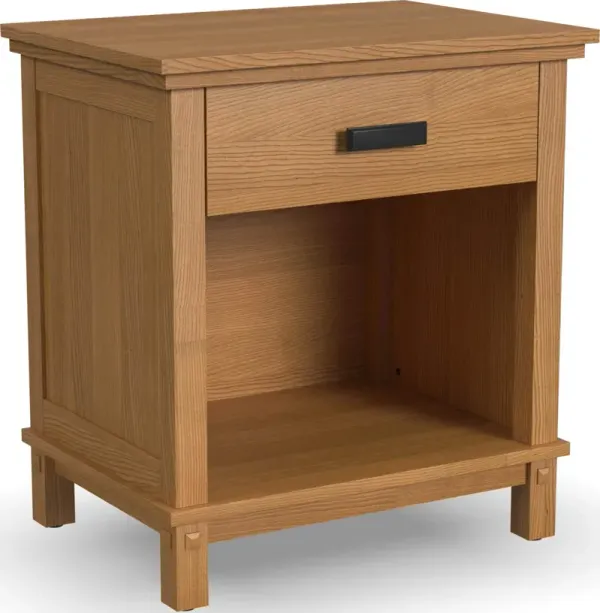 homestylesÂ® Oak Park Brown Nightstand