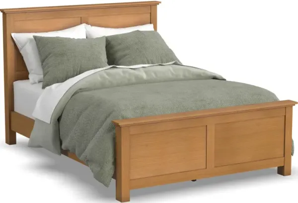 homestylesÂ® Oak Park Brown Queen Panel Bed