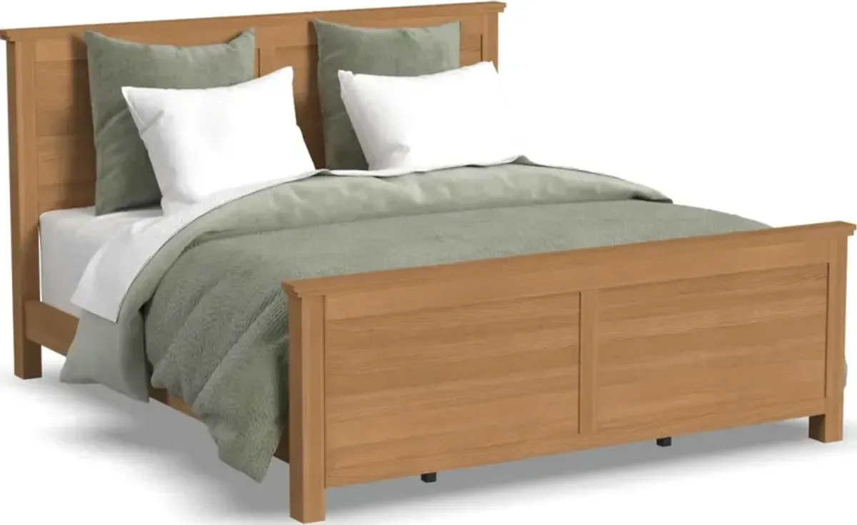 homestylesÂ® Oak Park 4-Piece Brown King Panel Bedroom Set