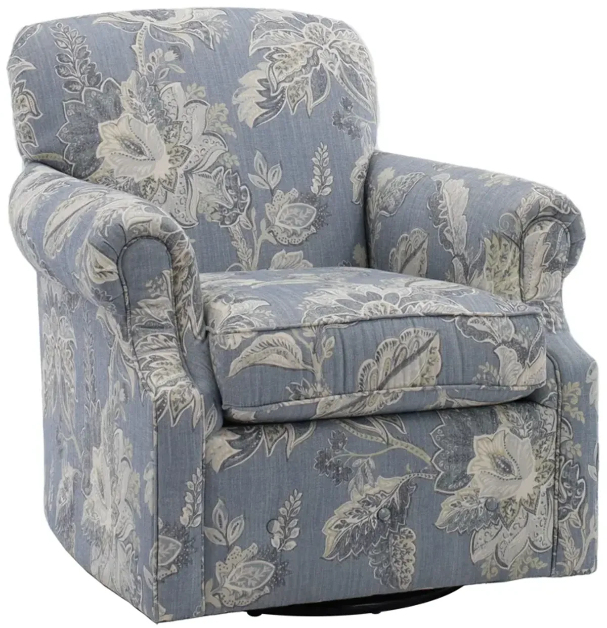 Mayo Morrisette Indigo Swivel Chair
