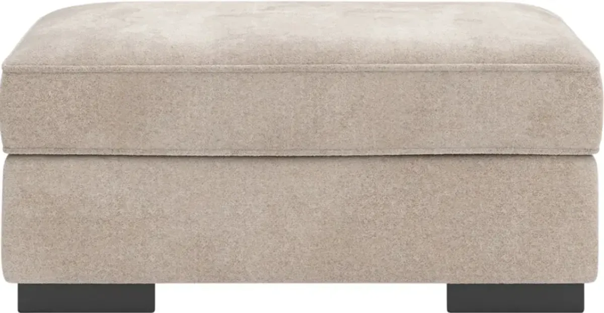 BenchcraftÂ® High Profile Taupe Ottoman
