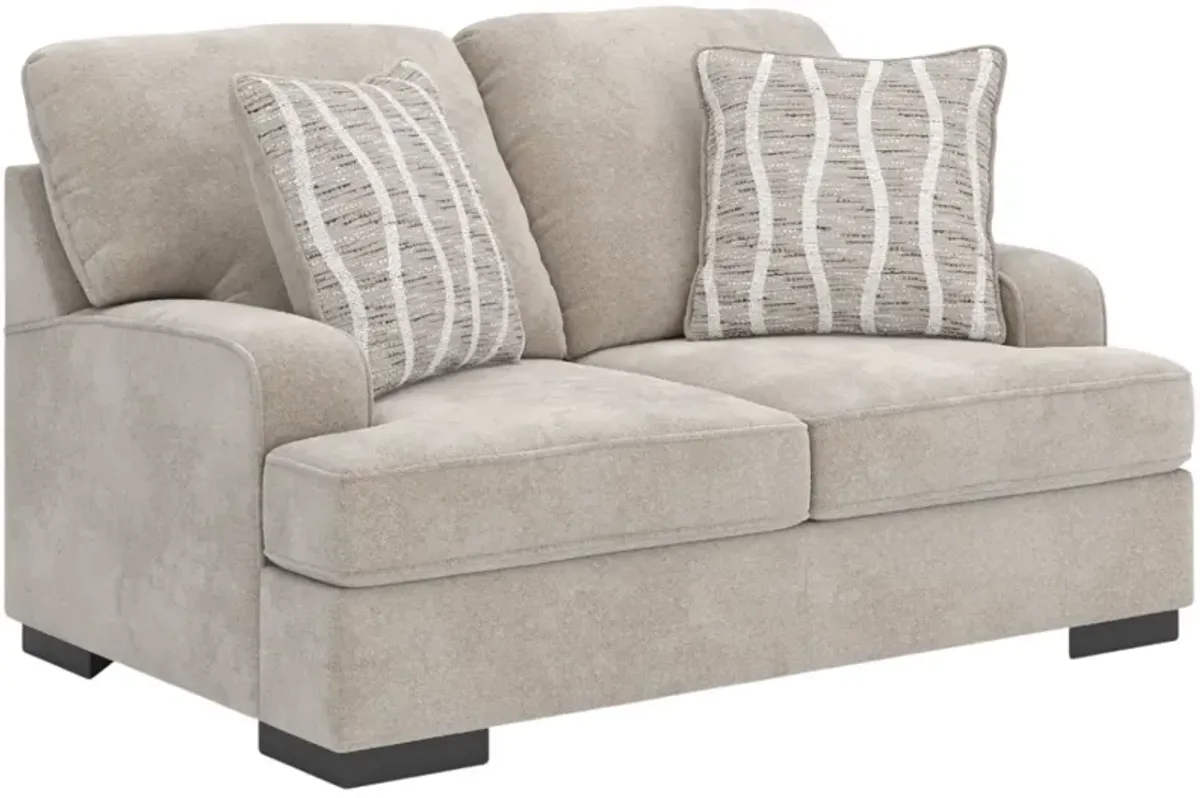 BenchcraftÂ® High Profile Taupe Loveseat