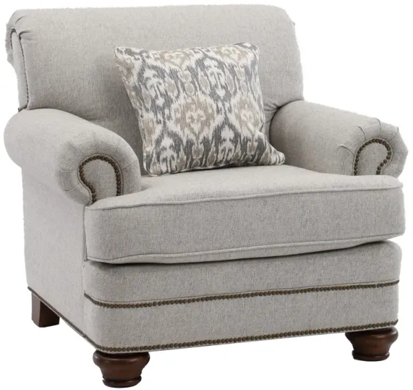England Furniture Reed Chair with Nailhead Trim