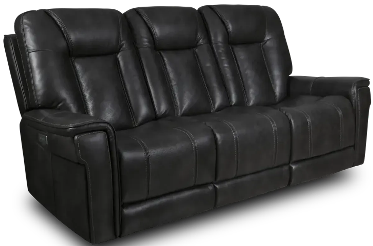 Moto Motion Nick Gray Power Reclining Sofa